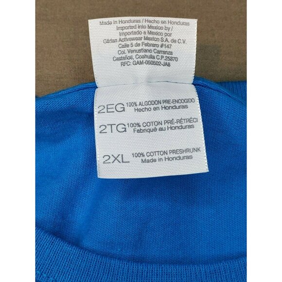 Gildan Ultra Cotton 2XL Women's Long Sleeve Blue Shirt – Jam’n Java 594 Mass Ave - Picture 11 of 12